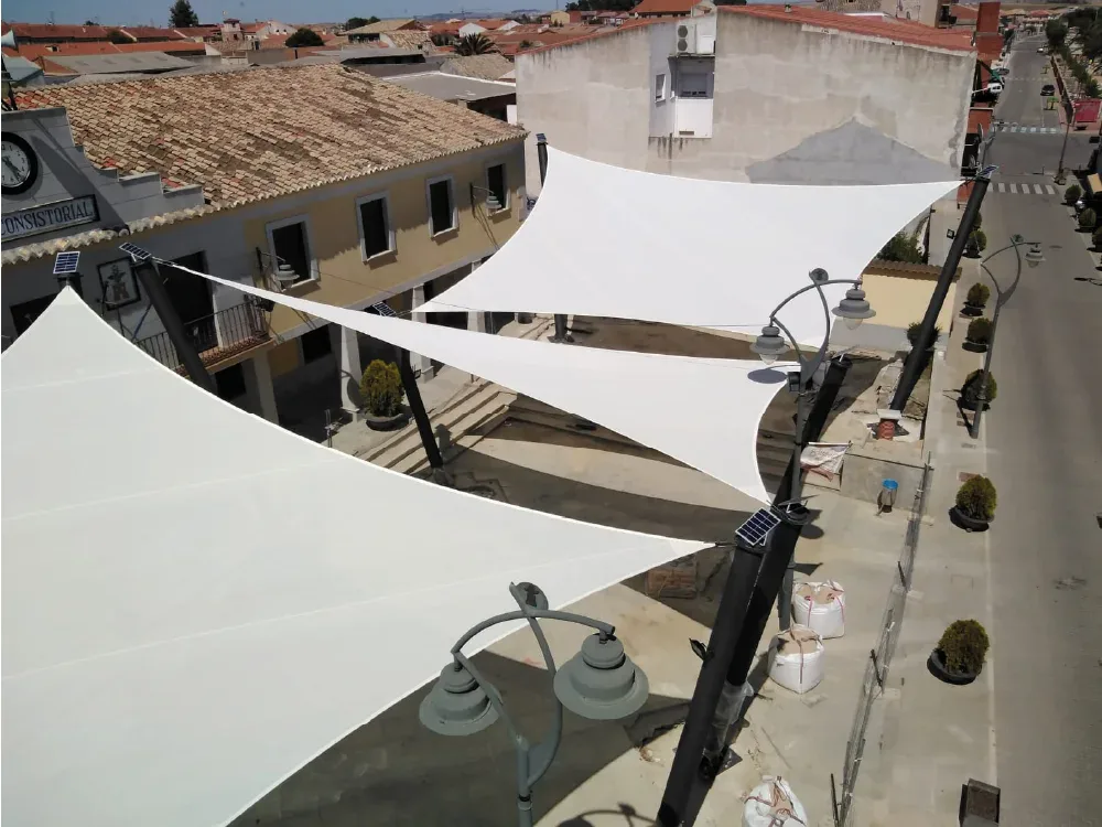 Proyecto de vela de sombra tensada — vista 1