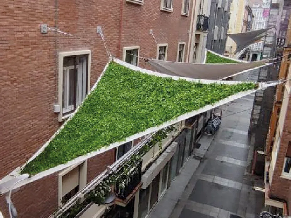Proyecto de vela de sombra tensada — vista 2
