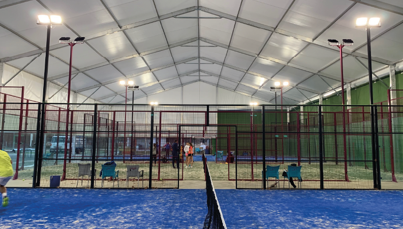 Carpas deportivas para proteger instalaciones del calor