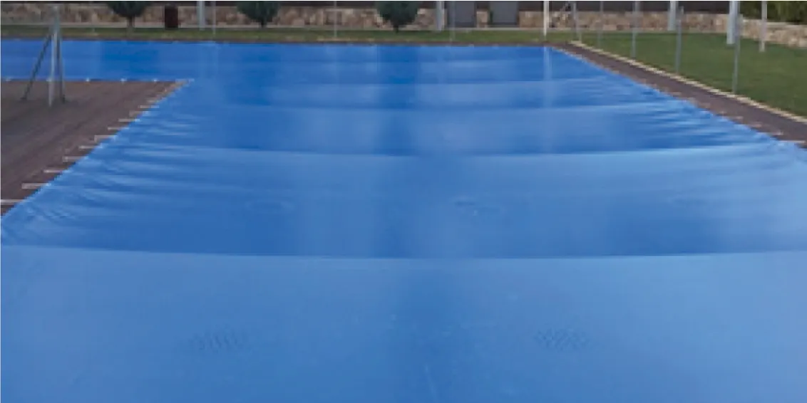 Cobertor de lona para piscina deportiva