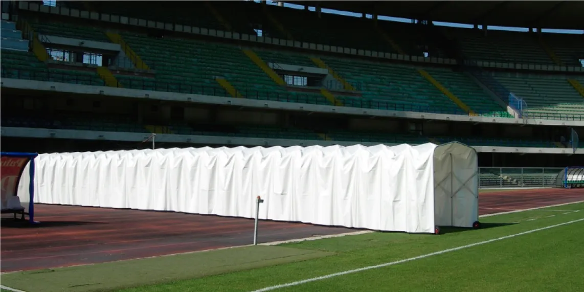 Túnel de protección deportivo plegable