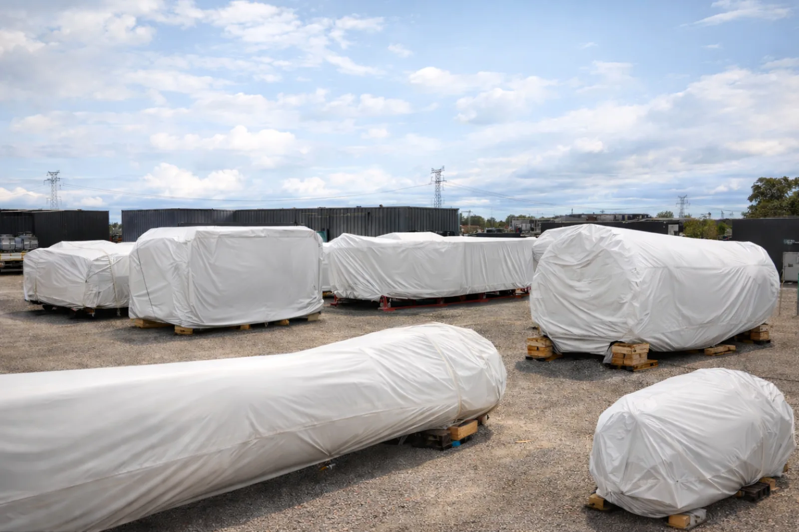 Protección textil para almacenamiento industrial