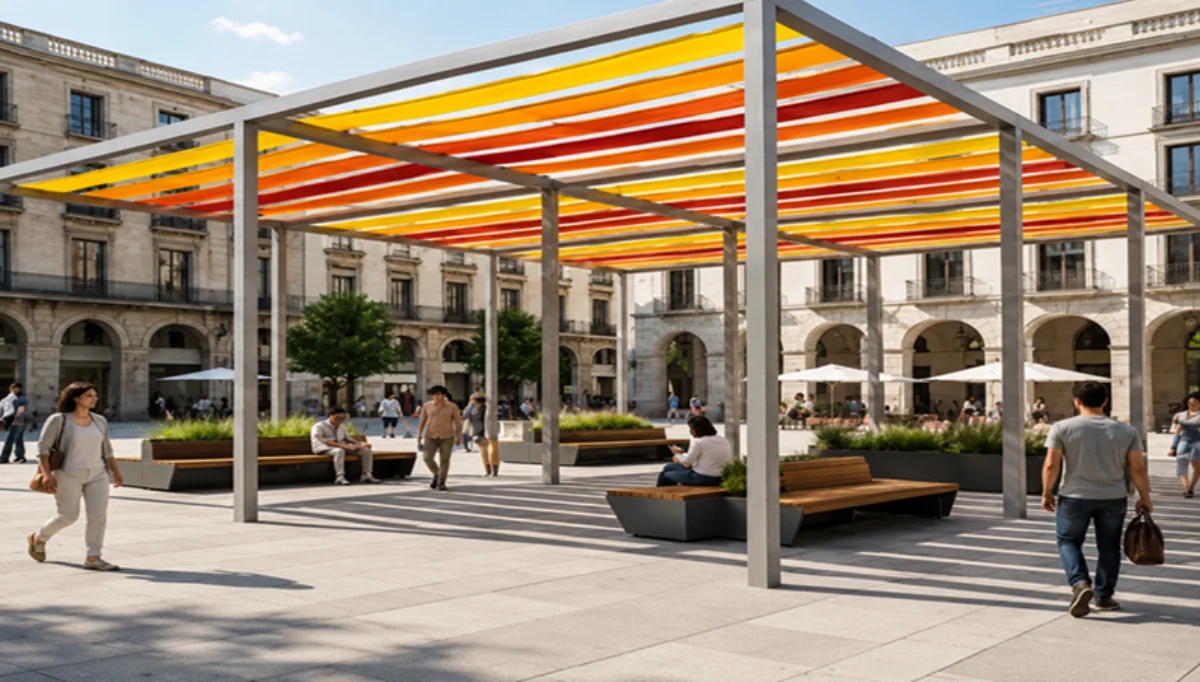 VELKORA en plaza pública histórica