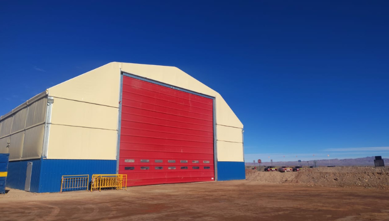 Carpa Poligonal para Minería en Chile