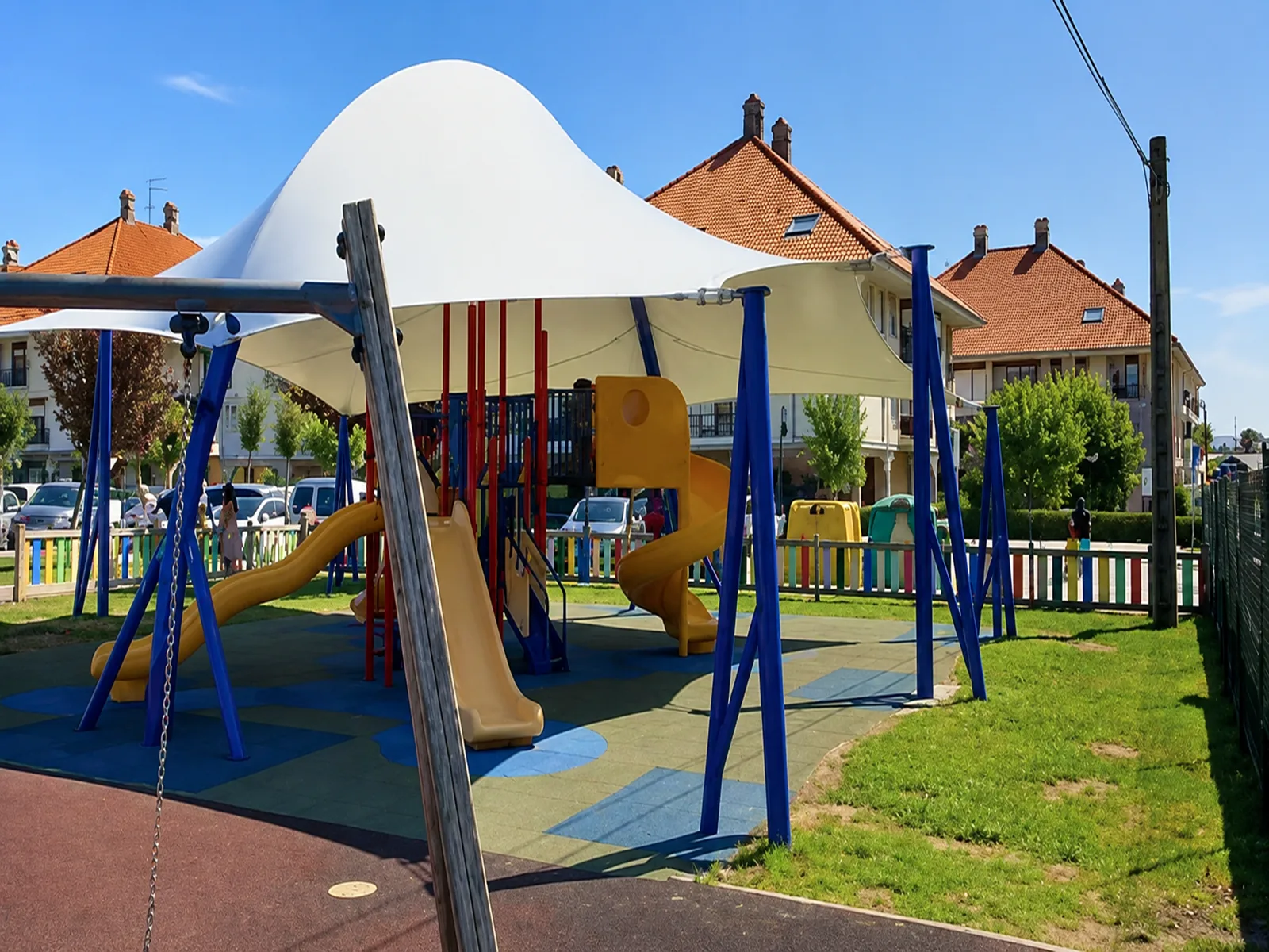 Protección Solar para Parque Infantil en Ajo, Cantabria