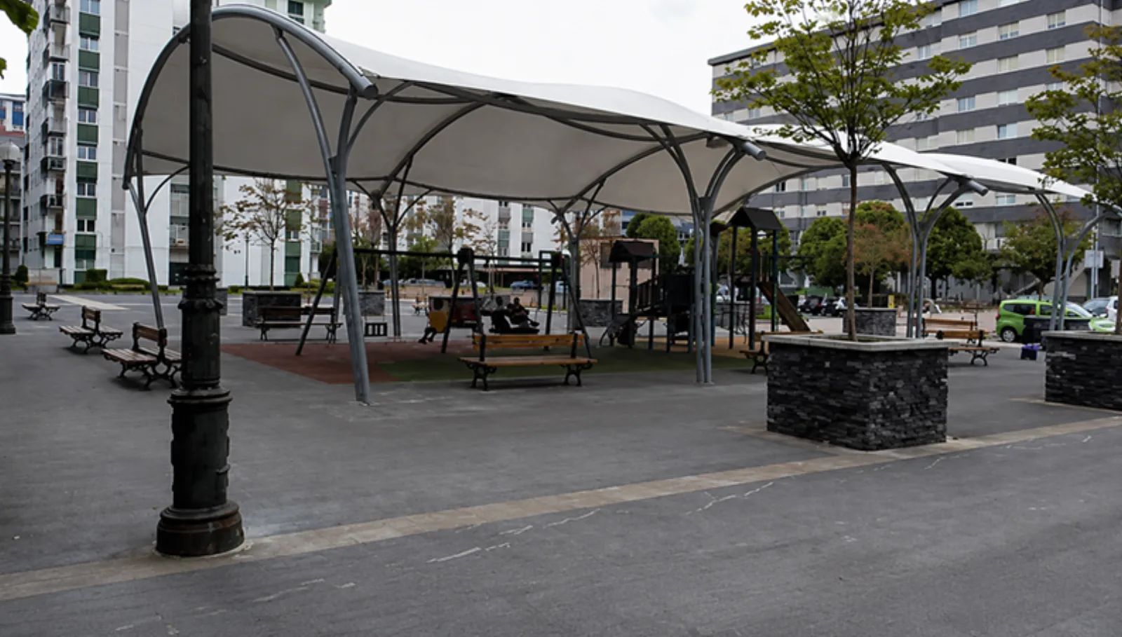 Cubierta Textil para Parque Infantil en Lasarte-Oria — imagen 2