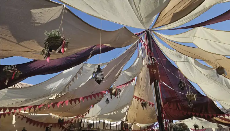 Cubiertas Textiles en Puy du Fou España