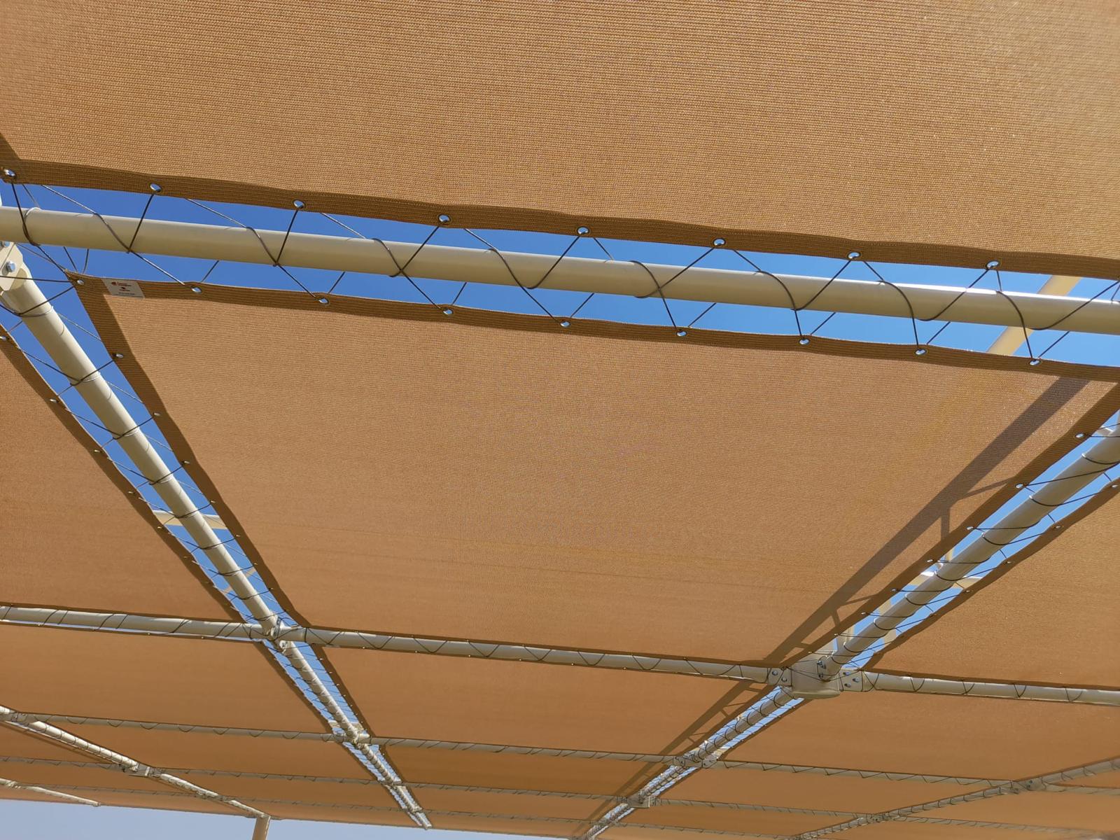 Instalación estructura de sombra de 350 m² en el colegio público infantil de Loeches — imagen 2