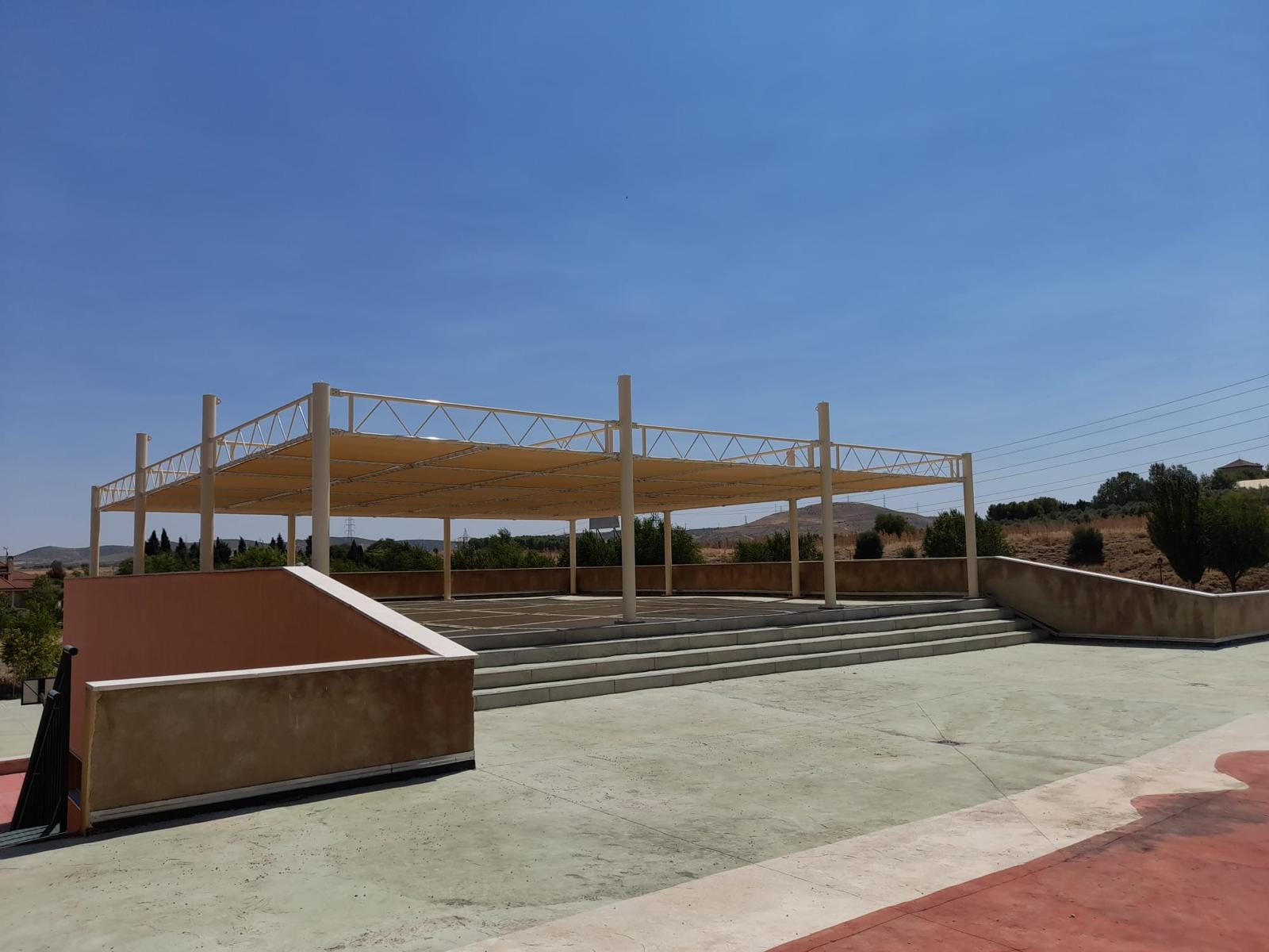 Instalación estructura de sombra de 350 m² en el colegio público infantil de Loeches — imagen 3