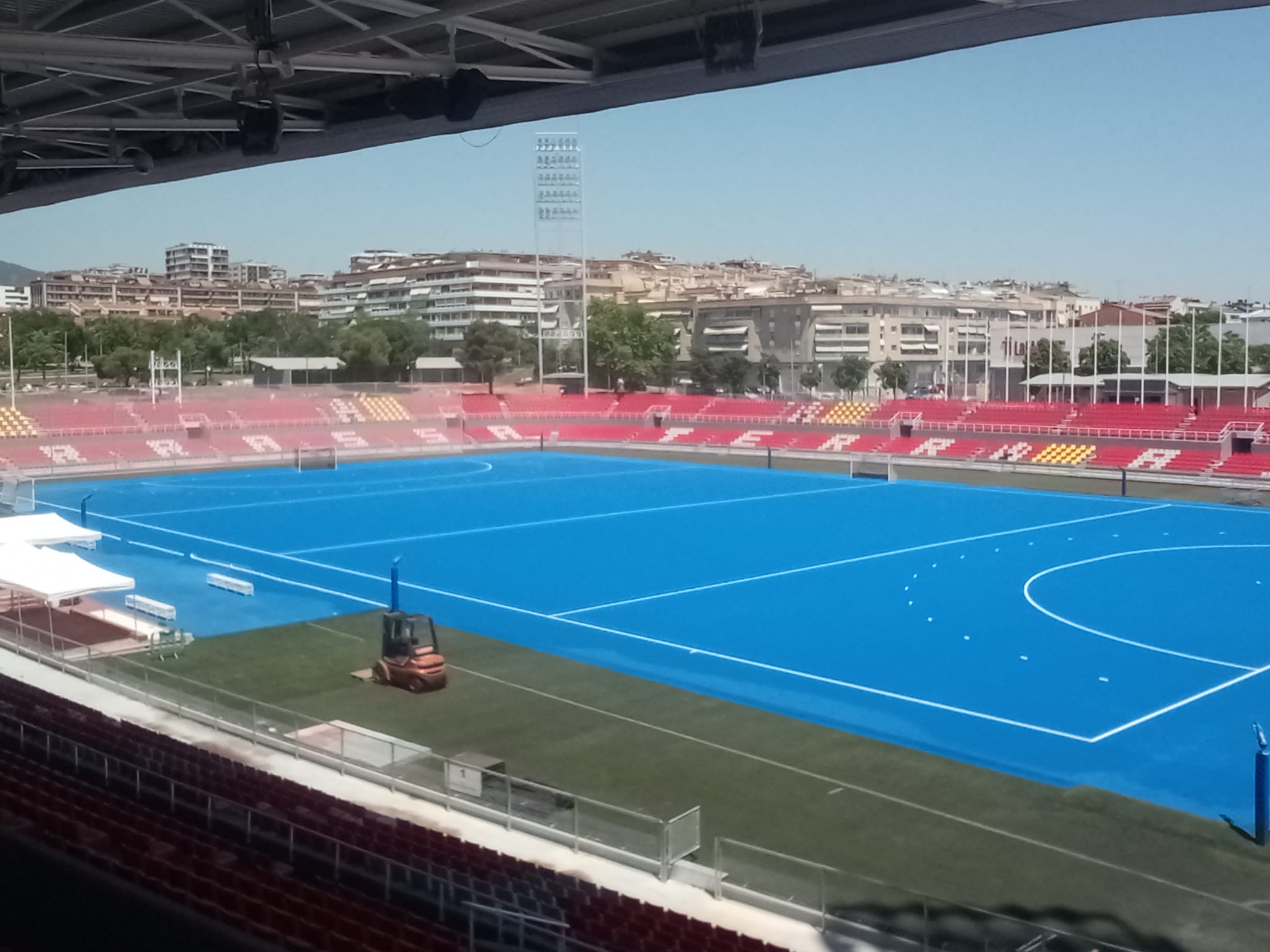 Nuevas Lonas en el Estadi Olímpic de Terrassa
