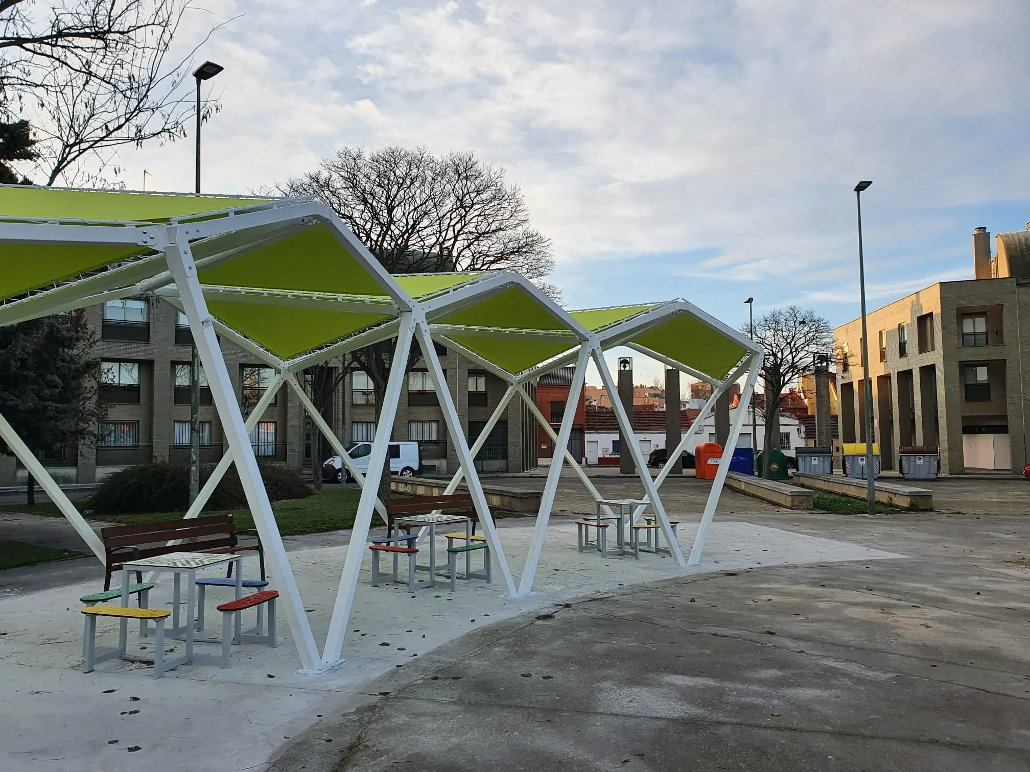 Pérgolas en Plazas de Valladolid