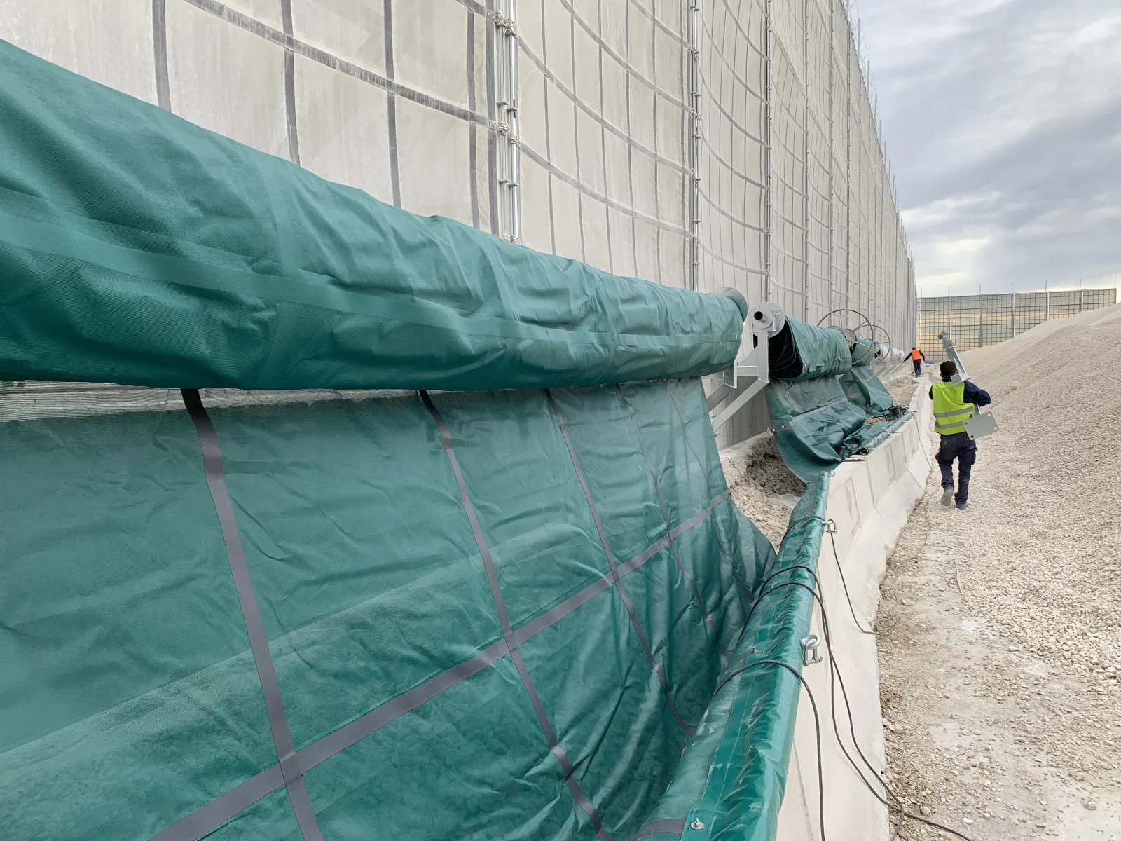 Protección de Parvas y Pantallas Antipolvo — Puerto de Alicante — imagen 4